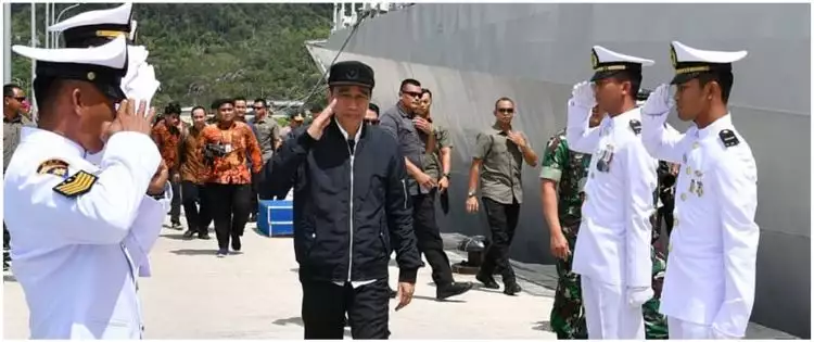 10 Momen Presiden Jokowi ke Natuna di tengah tensi panas RI-China