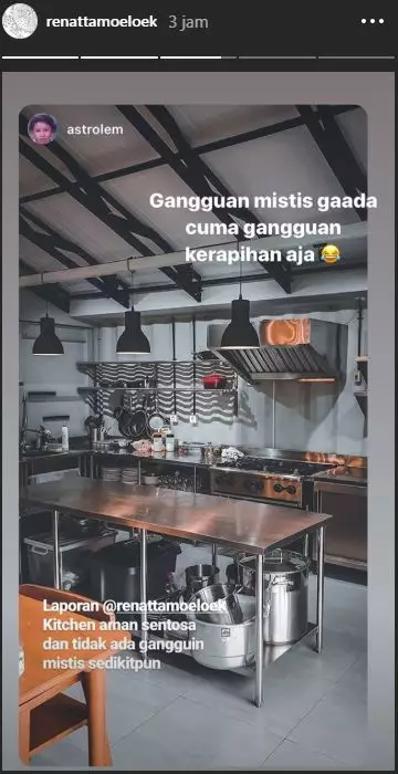 Penampakan rumah Chef Renatta Instagram 