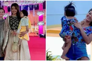 8 Momen kedekatan Farah Quinn & putri kecilnya, sudah nikah lagi?