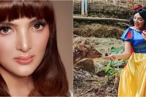 6 Potret Ashanty bergaya bak Princess Disney, pesonanya terpancar 