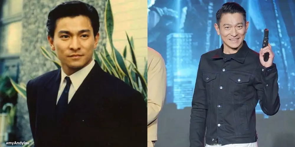 Beda penampilan aktor mandarin  Instagram 