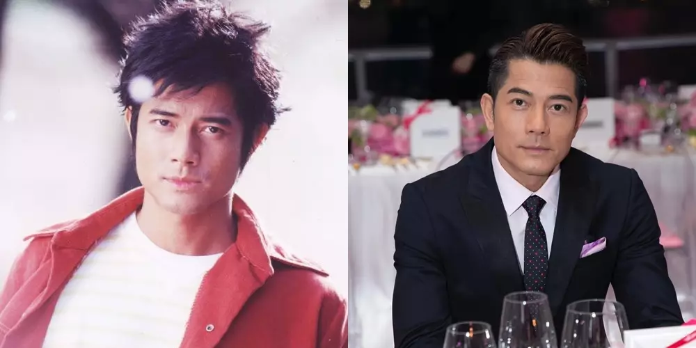 Beda penampilan aktor mandarin  Instagram 