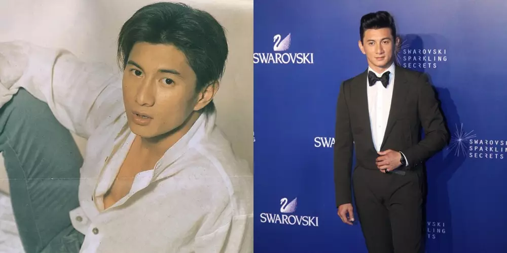 Beda penampilan aktor mandarin  Instagram 