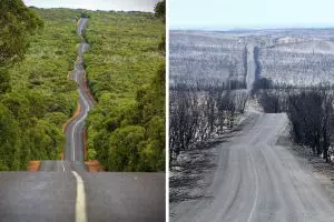 6 Penampakan sebelum & sesudah kebakaran di Australia, miris