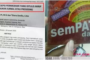 15 Desain undangan pernikahan lucu ini bikin cekikikan