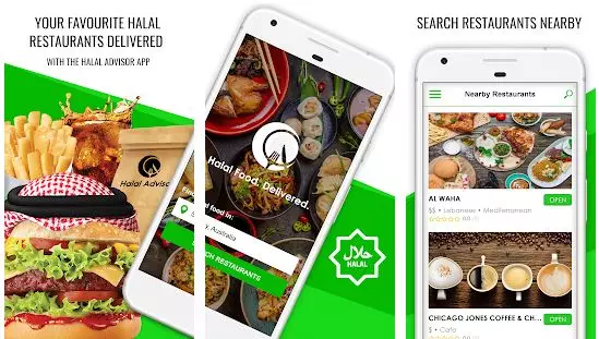 Aplikasi pencarian makanan halal freepik.com