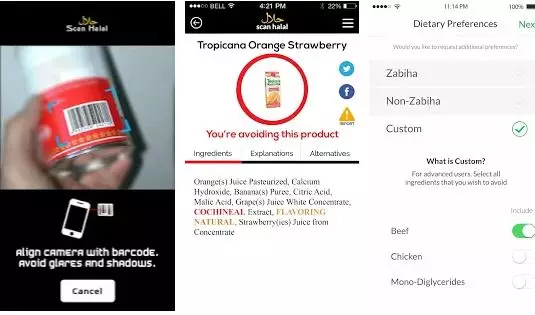 Aplikasi pencarian makanan halal freepik.com