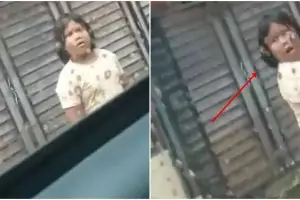 Iseng banget, aksi bapak kerjai bocah ini bikin ngakak