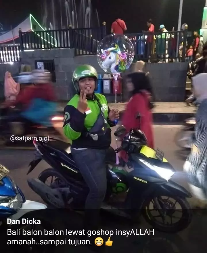 momen awkward driver antar barang © berbagai sumber