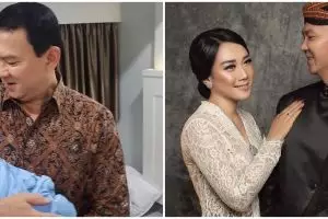 Gaya pemotretan perdana Ahok & Puput Nastiti dengan baby Yosafat