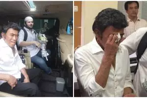 10 Momen Rhoma Irama jemput Ridho bebas dari penjara, penuh tangis