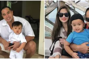 Momen Ardi Bakrie ajak anak makan mi ayam di pinggir jalan