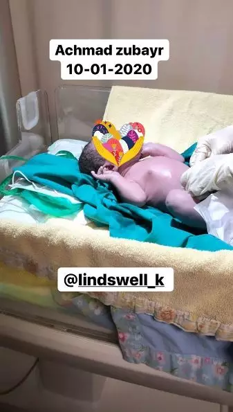 Lindswell anak pertama instagram 