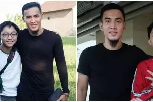 10 Potret kedekatan suami Okie Agustina & Kiesha anak Pasha Ungu