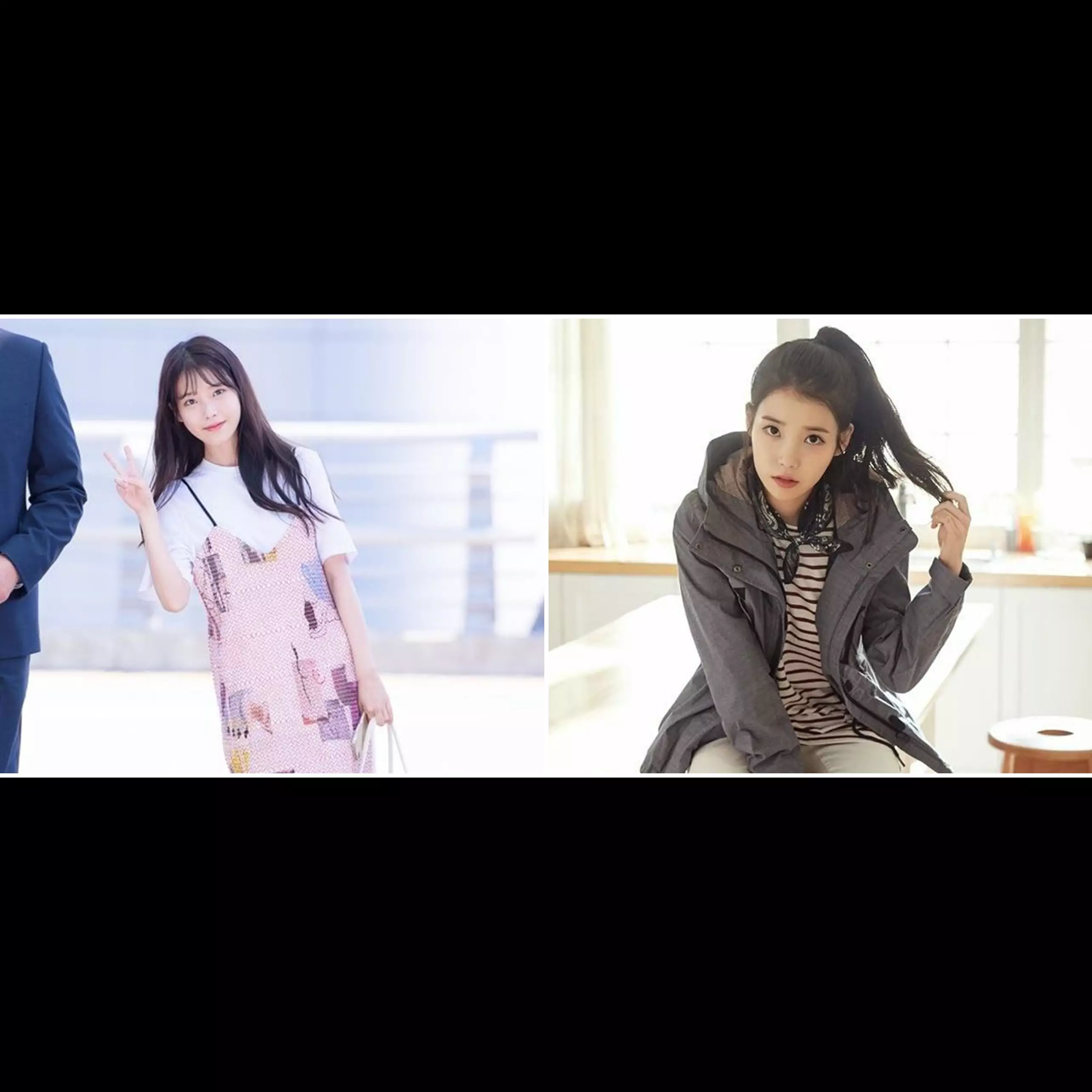 12 Inspirasi fashion idol K-Pop IU, simpel bisa buat ke kampus