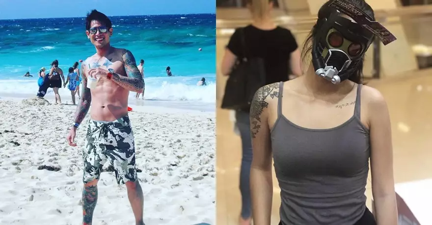 Adu model tato chef Juna dan chef Renatta Instagram/@junarorimpandeyofficial