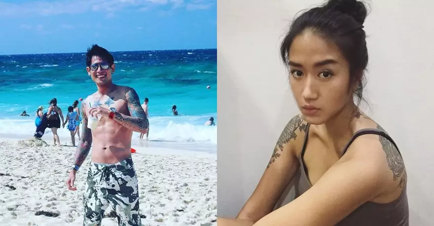 Adu model tato chef Juna dan chef Renatta Instagram/@junarorimpandeyofficial