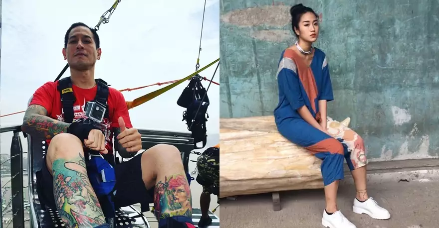 Adu model tato chef Juna dan chef Renatta Instagram/@junarorimpandeyofficial