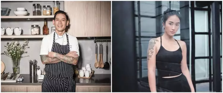 Adu 5 model tato Chef Juna dan Chef Renatta yang jadi perhatian
