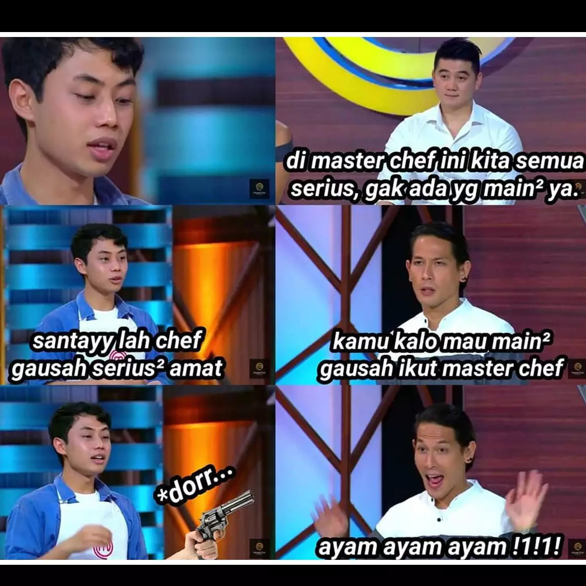 11 Meme lucu peserta ngerjain juri Masterchef ini bikin ngakak