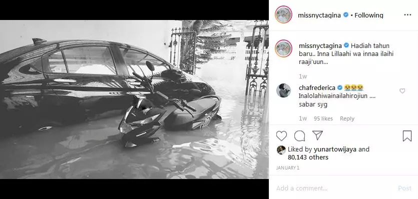 jawaban menohok Nycta Gina Instagram/@missnyctagina jawaban menohok Nycta Gina Instagram/@missnyctagina