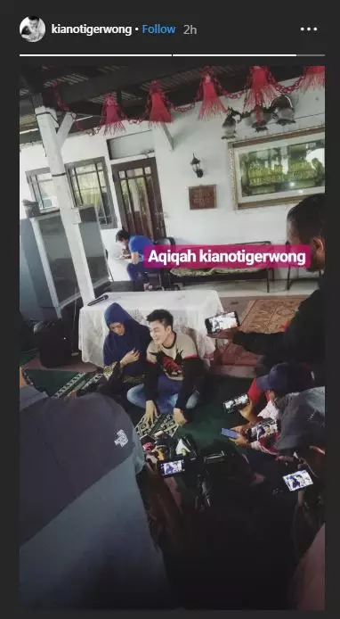 Aqiqah anak Baim Wong © 2020 brilio.net Aqiqah anak Baim Wong © 2020 brilio.net