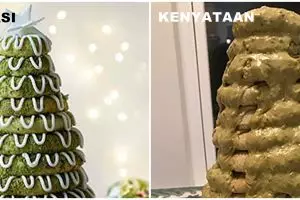 Potret 10 kue gagal cantik ini bikin nggak selera memakannya