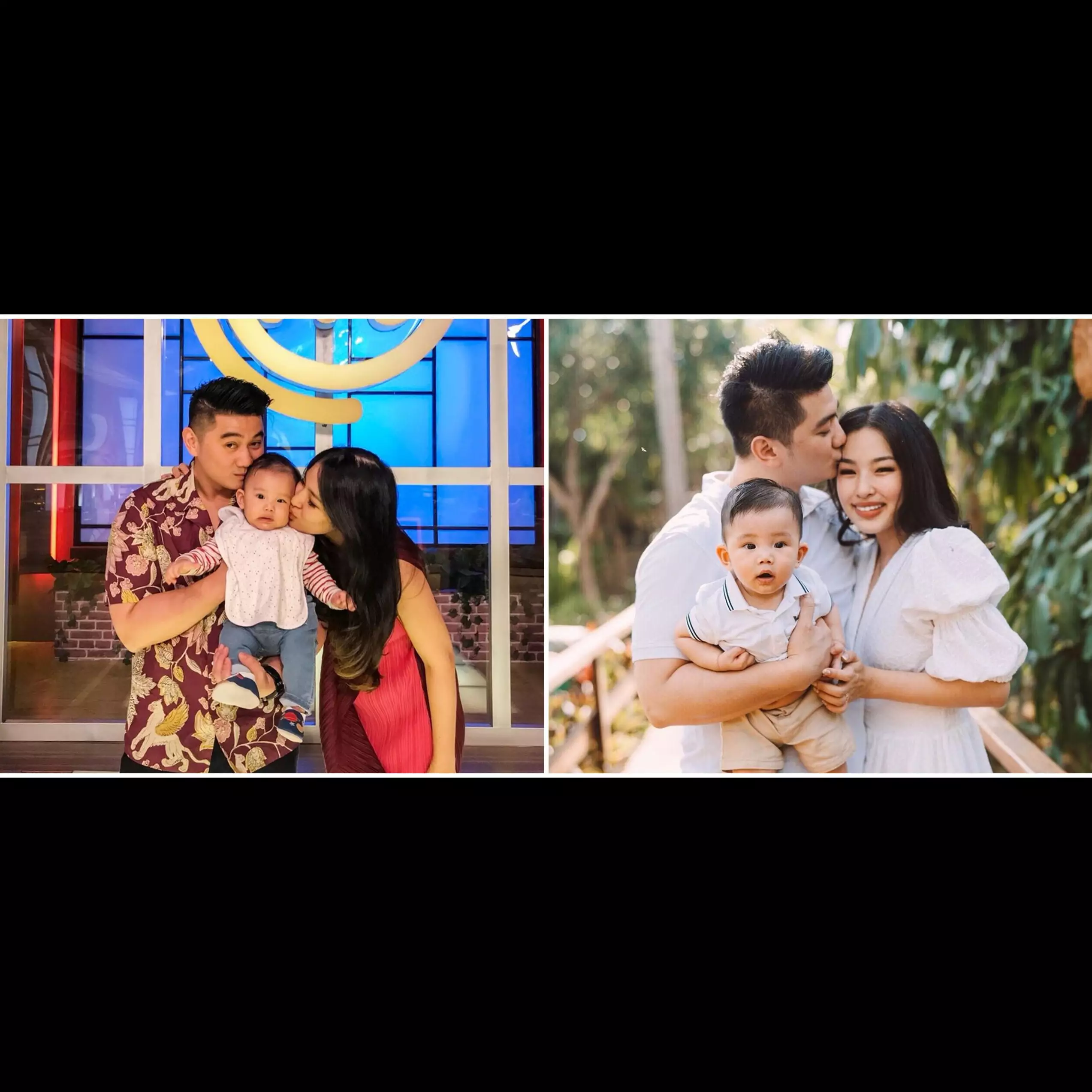 8 Potret Chef Arnold dan istri momong anak, seru dan kompak