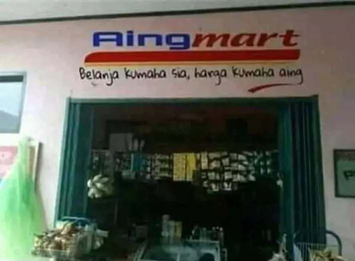 8 nama toko pelesetan  istimewa