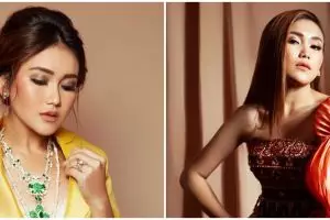 6 Gaya Ayu Ting Ting berdandan futuristik, nyentrik