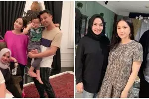 6 Potret kedekatan Nagita Slavina & ayah tiri, jarang tersorot