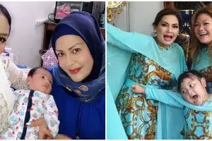 Jarang tersorot, ini momen 6 diva Tanah Air bareng cucunya