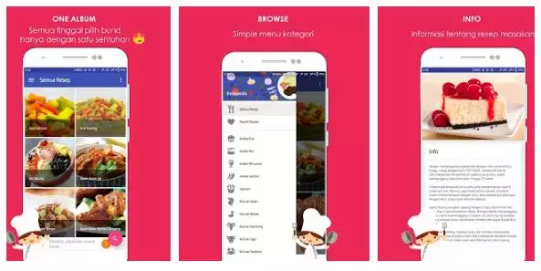 Aplikasi aneka resep freepik.com