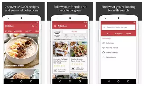 Aplikasi aneka resep freepik.com