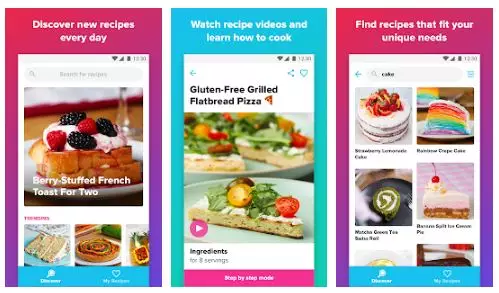Aplikasi aneka resep freepik.com