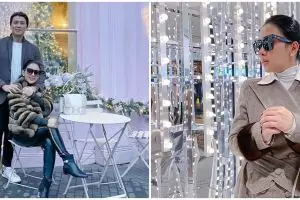 Jaket Syahrini liburan di Amerika Serikat, harganya setara mobil