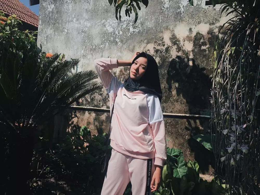 potret Tiara Idol berhijab  Instagram