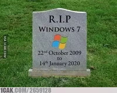 meme Windows 7 berbagai sumber