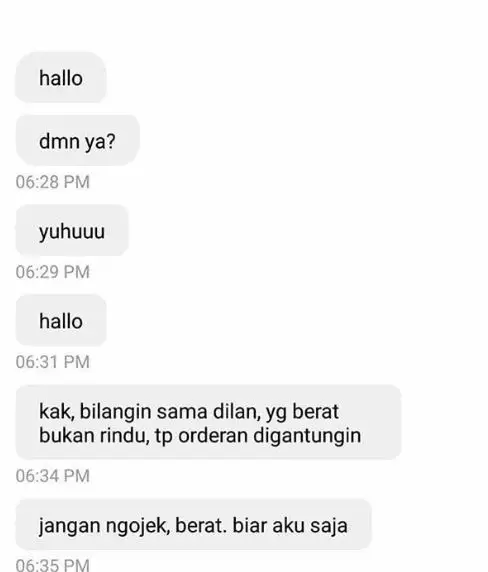 order absurd ojek online  Istimewa order absurd ojek online  Istimewa