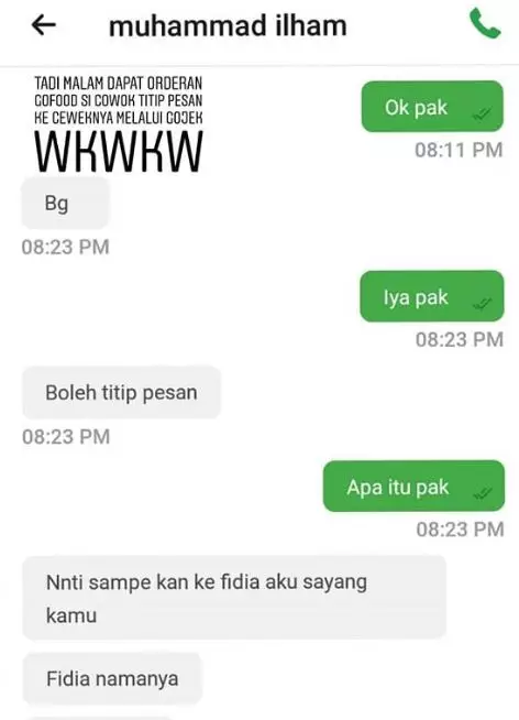 order absurd ojek online  Istimewa order absurd ojek online  Istimewa
