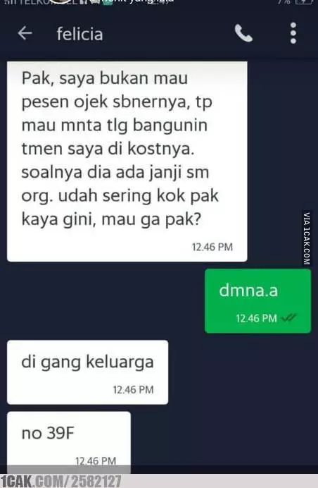 order absurd ojek online  Istimewa order absurd ojek online  Istimewa