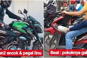 10 Meme lucu motor matic vs motor gede ini bikin ketawa