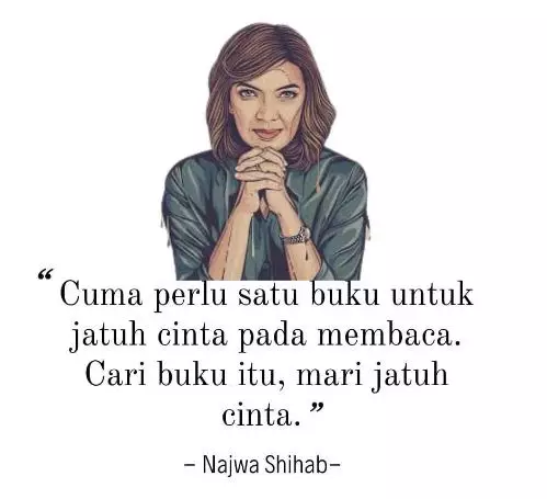 Kata-kata motivasi Najwa Shihab © berbagai sumber Kata-kata motivasi Najwa Shihab © berbagai sumber