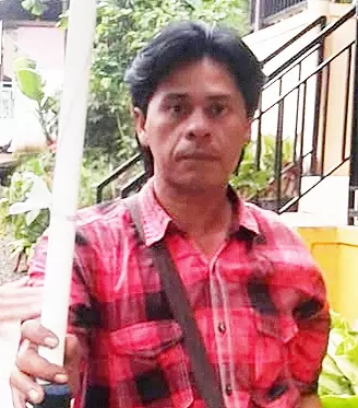 pedagang pria mirip artis  Istimewa pedagang pria mirip artis  Istimewa