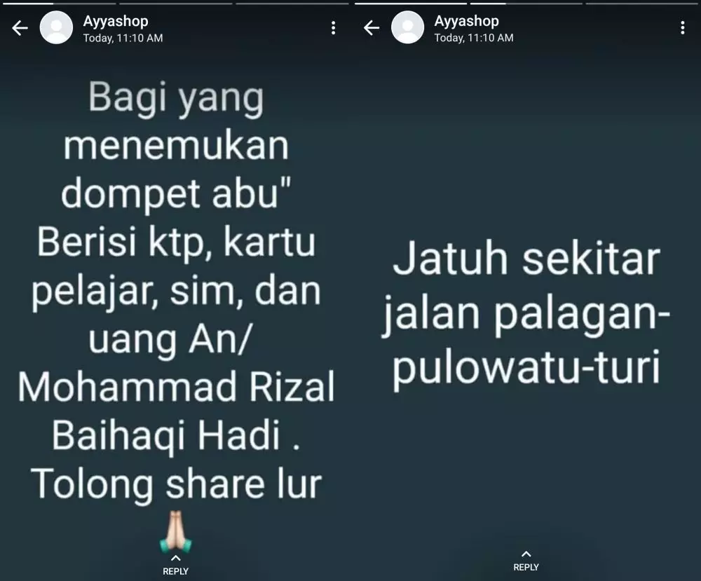 cari dompet hilang hasilnya ngakak © Twitter/@tubbirfess cari dompet hilang hasilnya ngakak © Twitter/@tubbirfess