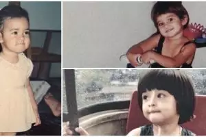 Potret masa kecil 35 seleb cantik Tanah Air, bikin gemes