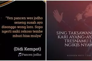 40 Kata-kata patah hati Didi Kempot, bikin baper dan sedih