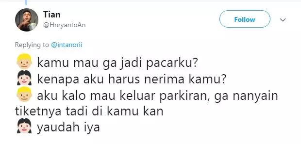 alasan jadi pacar berbagai sumber