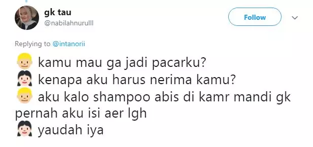 alasan jadi pacar berbagai sumber