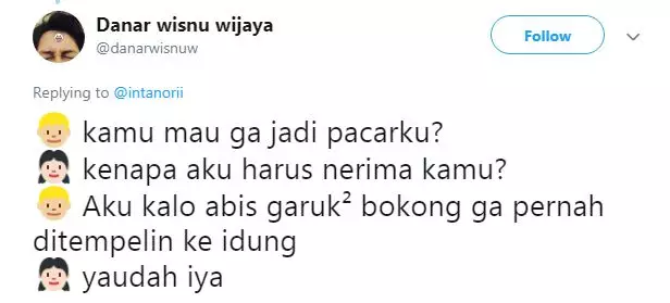 alasan jadi pacar berbagai sumber